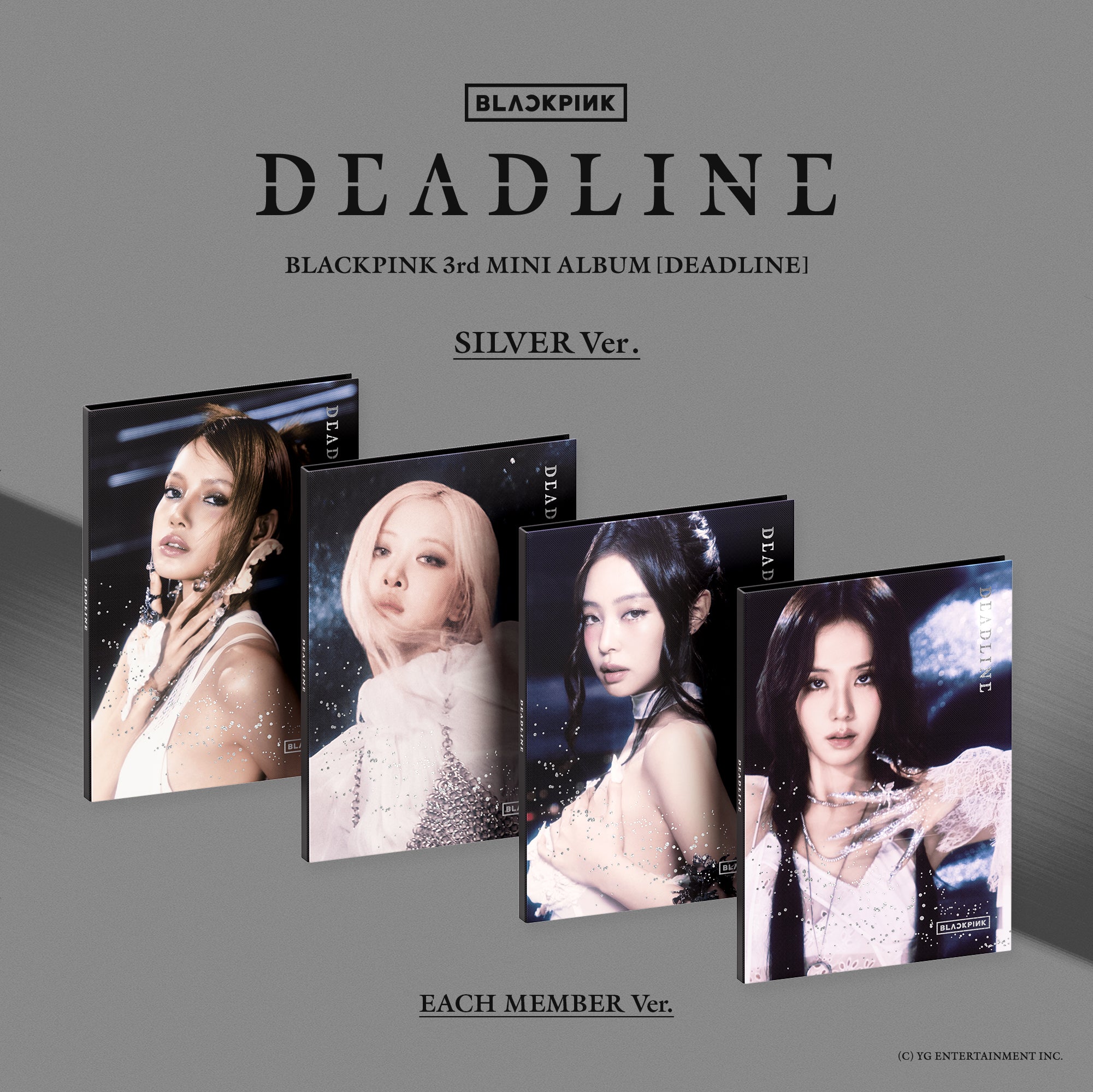 BLACKPINK 3rd MINI ALBUM [DEADLINE] SILVER Ver. - JISOO