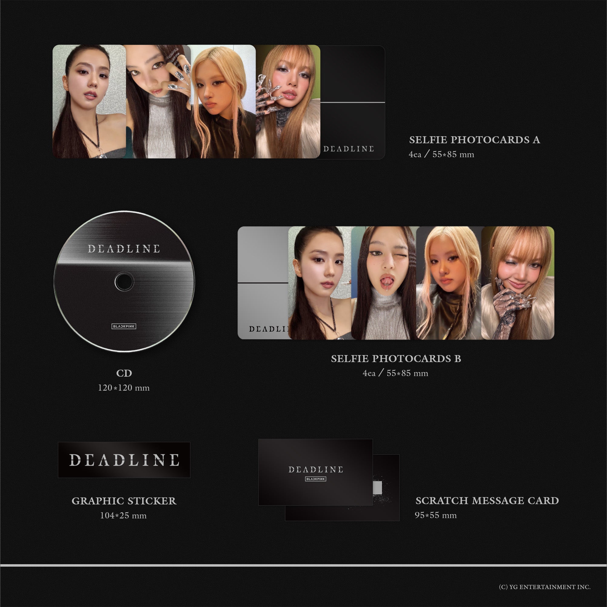 BLACKPINK 3rd MINI ALBUM [DEADLINE] GRAY Ver.