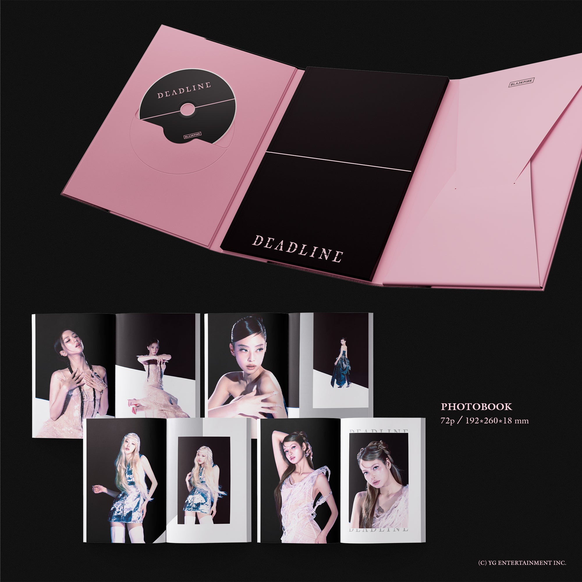 BLACKPINK 3rd MINI ALBUM [DEADLINE] PINK Ver. - D2C Exclusive