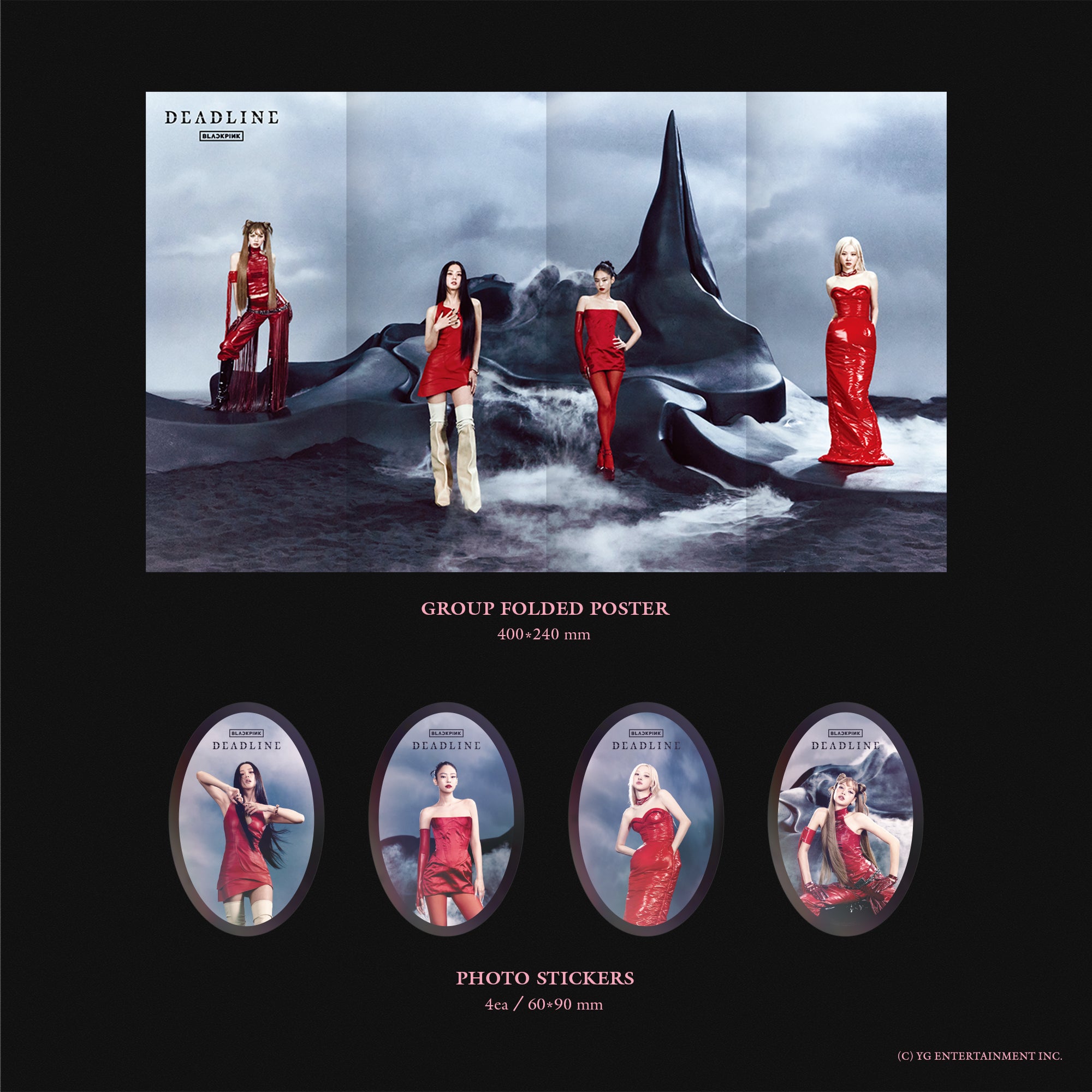 BLACKPINK 3rd MINI ALBUM [DEADLINE] BLACK Ver. - D2C Exclusive