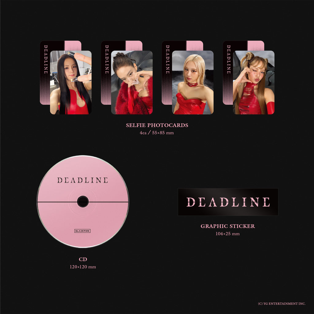 BLACKPINK 3rd MINI ALBUM [DEADLINE] BLACK Ver. - D2C Exclusive